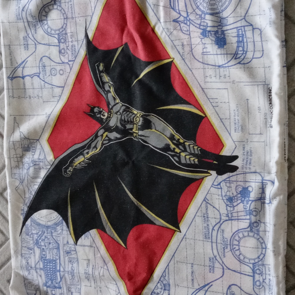 Vintagr Batman Pillowcase Bat mobile Batman Returns The BIBB Co